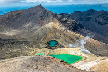 Zümrüt lakes adlı Tongariro geçiş