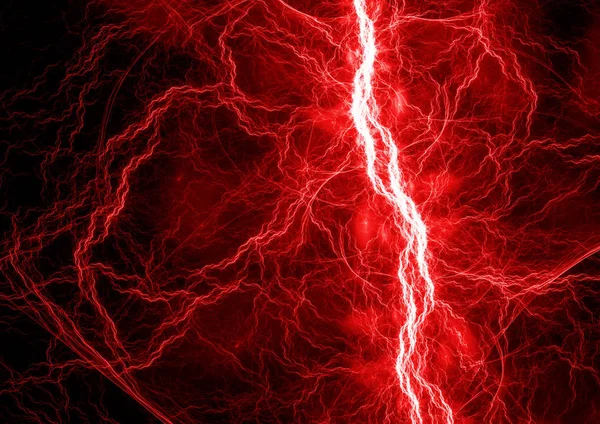 Kırmızı elektrik yıldırım