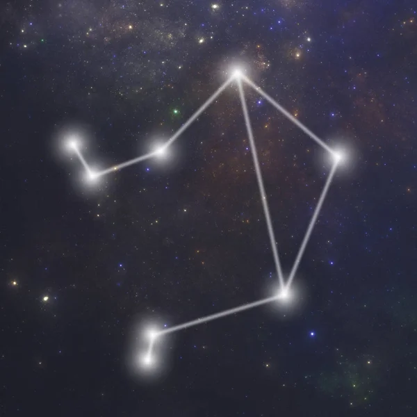 Libra zodiac constellation — Stock Photo, Image