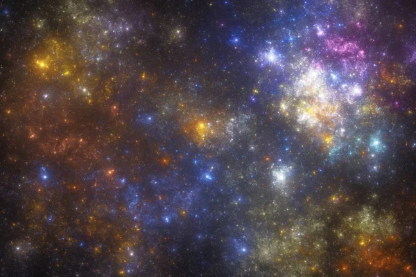 Derin uzay illüstrasyon yıldız