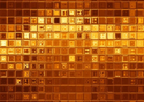 Mosaico di vetro dorato — Foto Stock
