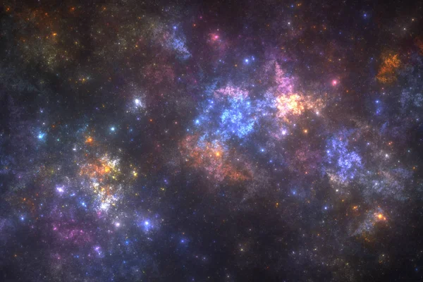 Droga Mleczna przestrzeń kosmiczną — Zdjęcie stockowe