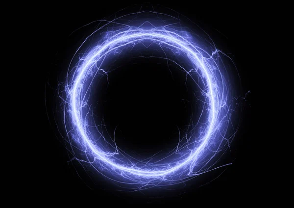 Rayo círculo azul — Foto de Stock