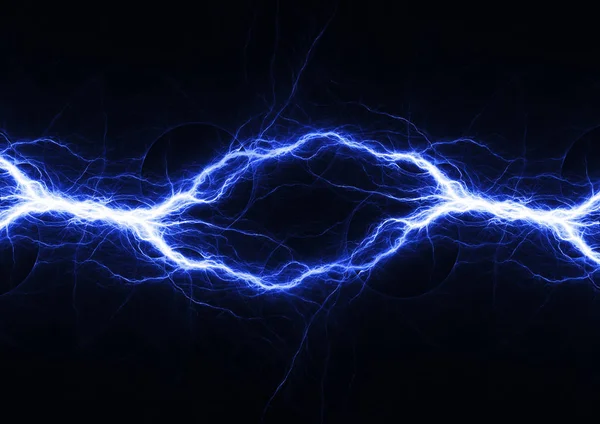 Blue power lightning — Stock Photo, Image