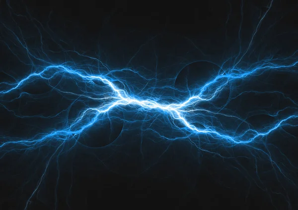 Relâmpago de energia azul — Fotografia de Stock