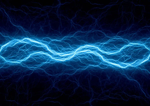 Blauw Ijs Plasma Bliksem Abstracte Elektrische Achtergrond — Stockfoto