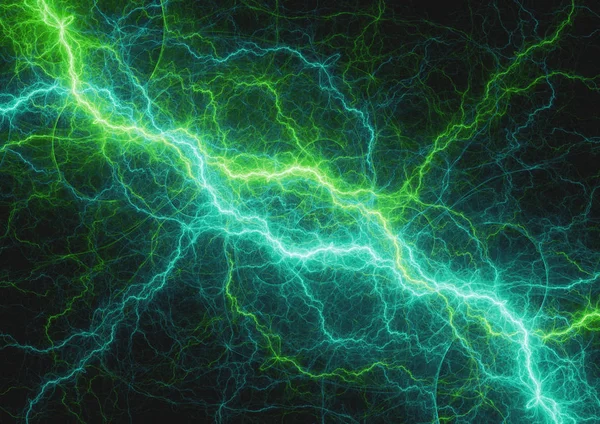 Green power, plasma and power background