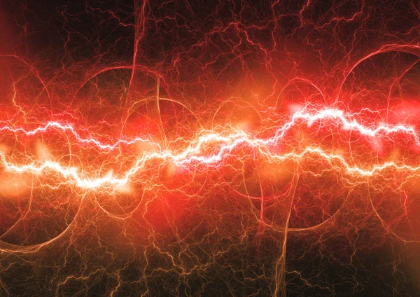 Heißes Feuer Blitz Brennendes Plasma — Stockfoto