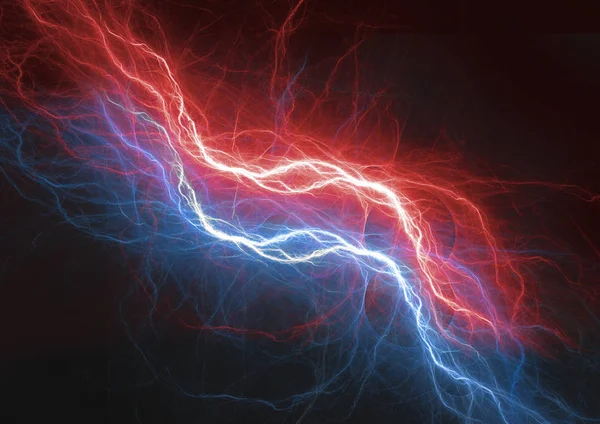 Vuur Ijs Bliksem Plasma Achtergrond Elektrische Abstract — Stockfoto