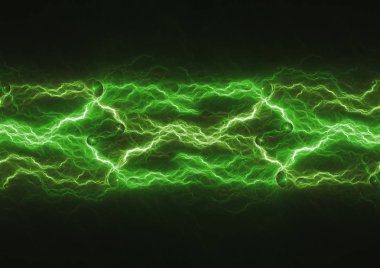 Yeşil enerji, güç soyut yıldırım