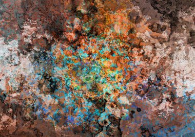 Soyut mermer ve pas doku