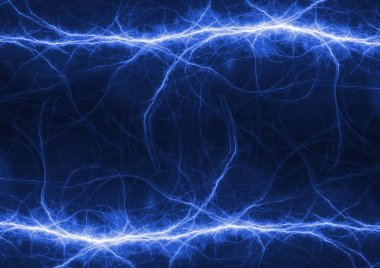Mavi elektrik yıldırım, plazma güç arka plan