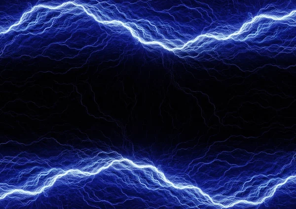 Blue lightning background, abstract plasma