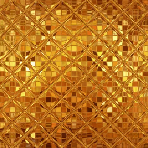 Luxe Gouden Mozaïek Abstracte Gouden Achtergrond — Stockfoto