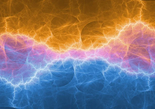 Fire and ice lightning, electrical plasma background