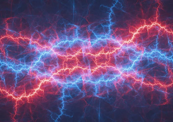 Молния Огня Льда Электрический Плазменный Фон — стоковое фото