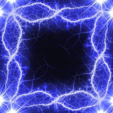 Mavi Yıldırım çerçeve kopya alanı ile