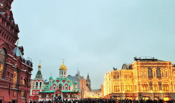 Muzeum Historyczne Kazańska Katedra Guma Moskwie — Zdjęcie stockowe