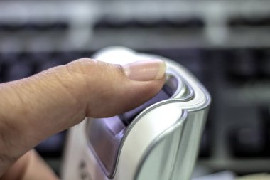 Makine Güvenlik konsepti ve güvenliği parmak taraması, Teknoloji co