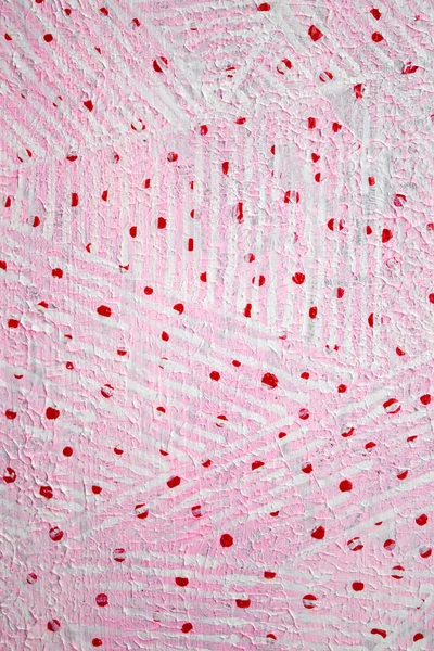 Ροζ λευκό ριγέ φόντο, κόκκινο blotch, διεθνής ημέρα των γυναικών, Ημέρα του Αγίου Βαλεντίνου — Φωτογραφία Αρχείου
