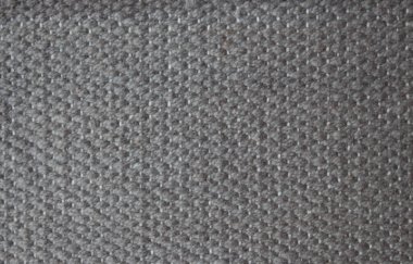 Büyük iplikli gri kumaş dokusu. Üst görünüm.