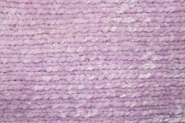 Soft Texture Purple Fabric Delicate Plush Surface Pleats Fashionable Lilac — Stock Photo, Image