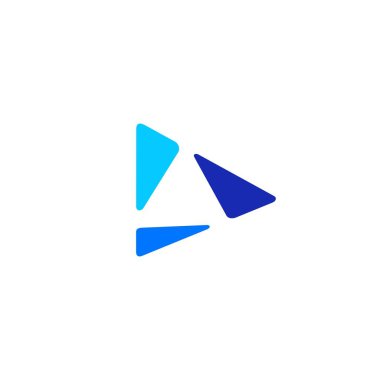 Üçgen çalma logo vektörü simgesi