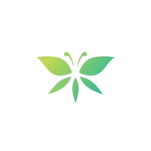 Mariposa mariposa logo vector icono ilustración — Vector de stock