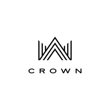 Crogo logo vektör çizgisi çizgileri biçimi