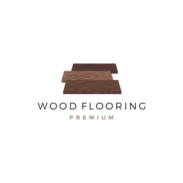 Parquet in legno pavimenti in vinile legno massello granito piastrelle logo vettoriale icona illustrazione — Vettoriale Stock