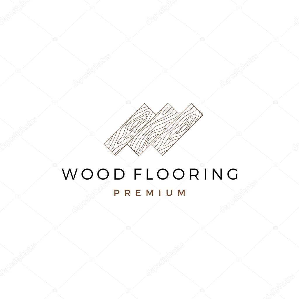 Wood parquet flooring vinyl hardwood granite tile logo vector icon illustration