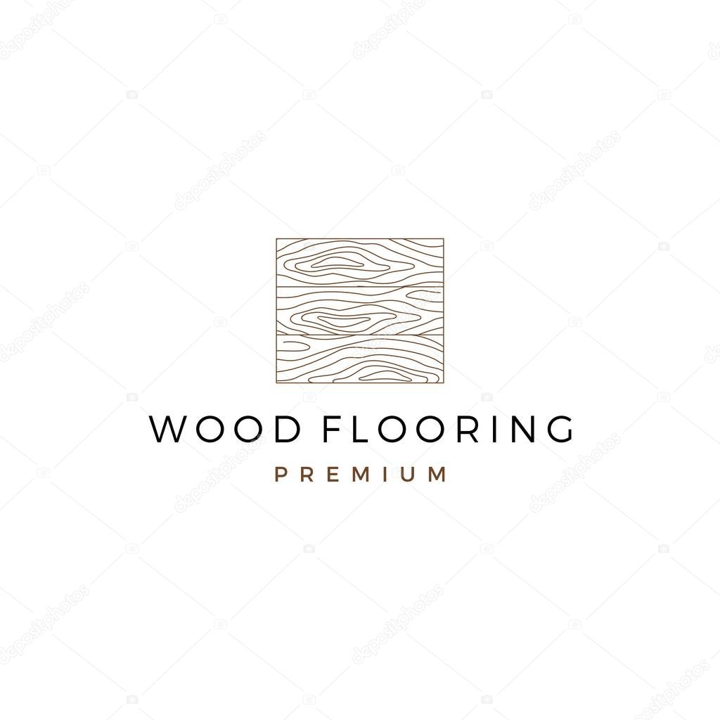 Wood parquet flooring vinyl hardwood granite tile logo vector icon illustration