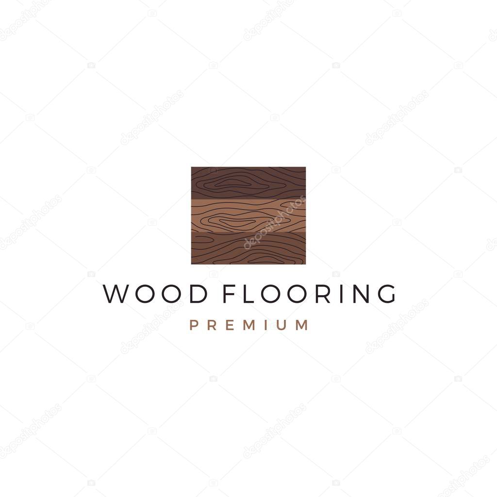 Wood parquet flooring vinyl hardwood granite tile logo vector icon illustration