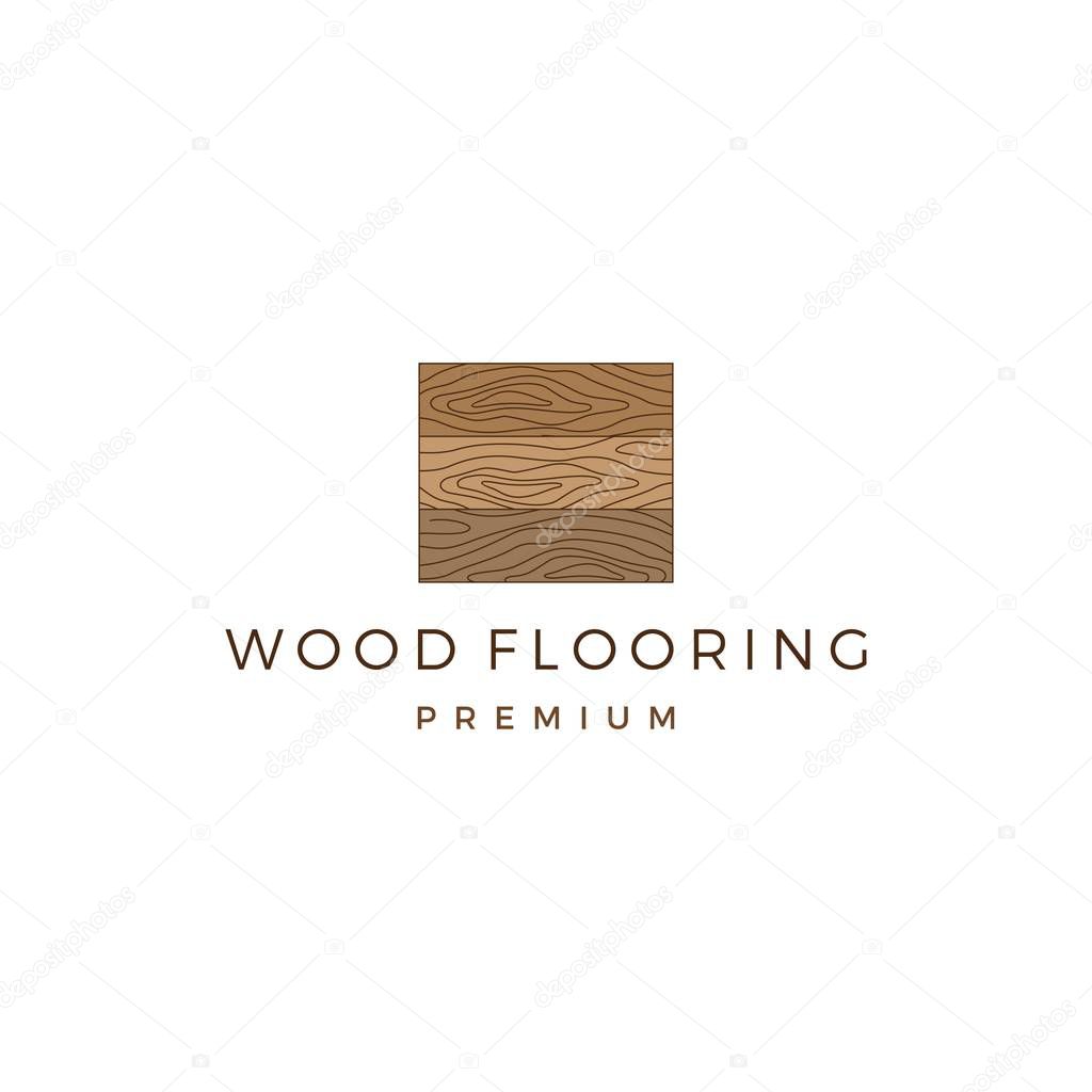 Wood parquet flooring vinyl hardwood granite tile logo vector icon illustration