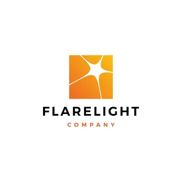 Flare luz logotipo vetor ícone ilustração download — Vetor de Stock
