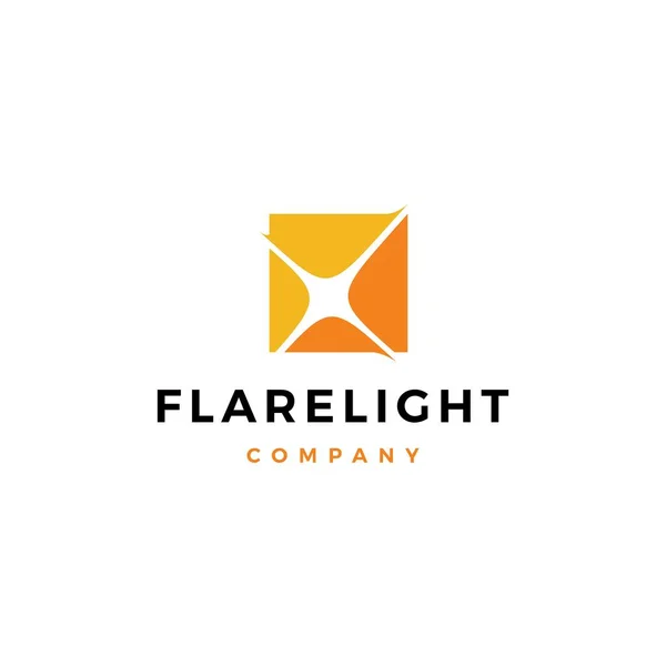 Flare luz logotipo vetor ícone ilustração download — Vetor de Stock