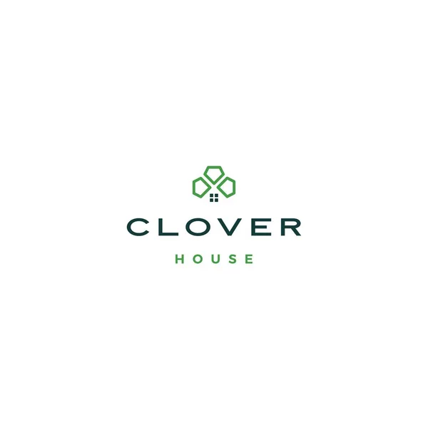 Загрузить Вектор Логотипа Дома Клевера — стоковый вектор