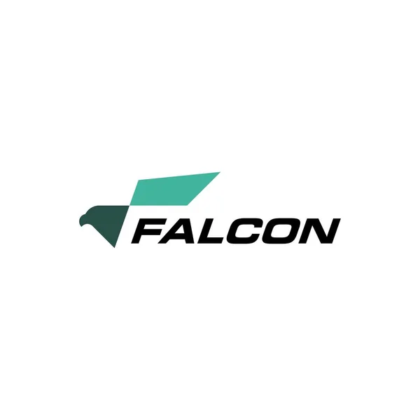 Águila Halcón Pájaro Logo Vector Icono Ilustración — Vector de stock