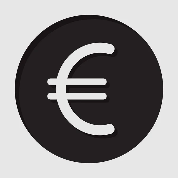 Informatiepictogram - valutasymbool euro — Stockvector