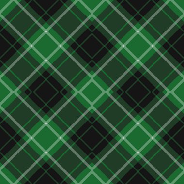 sorunsuz yeşil, siyah, beyaz çapraz tartan