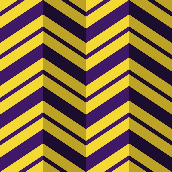 Seamless mönster, lila gul zig zag bakgrund — Stock vektor