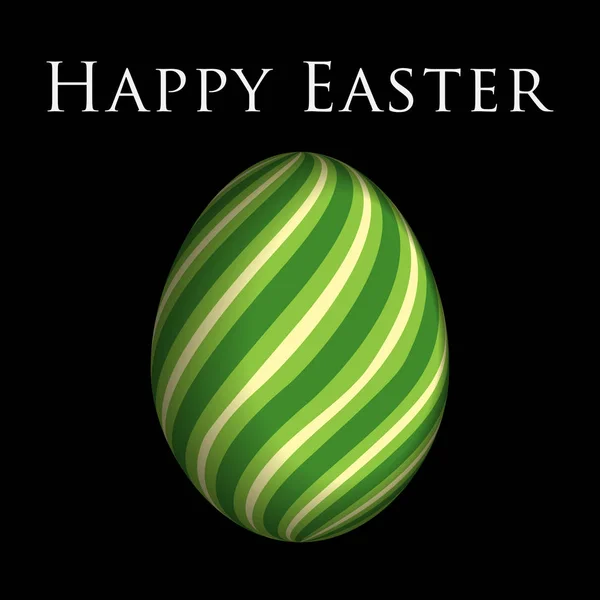 Tarjeta de felicitación - huevo de Pascua de color y texto — Archivo Imágenes Vectoriales