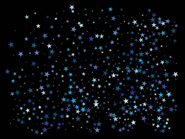休日のための抽象的な青い星. — ストックベクタ