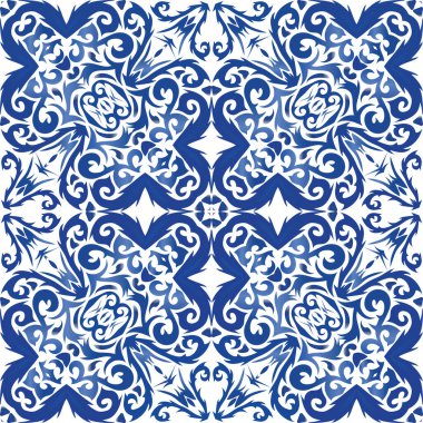 Portekiz klasik azulejo fayansları.