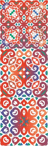 Dekoratif renk seramik talavera fayansları.