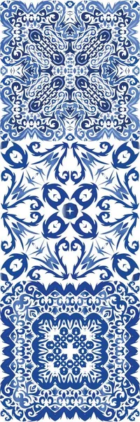 Portugais ornemental azulejo céramique . — Image vectorielle