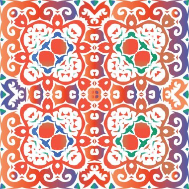 Antika talavera fayansları yama işi.