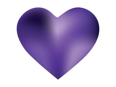 Kalp şeklinde bulanık arka plan.