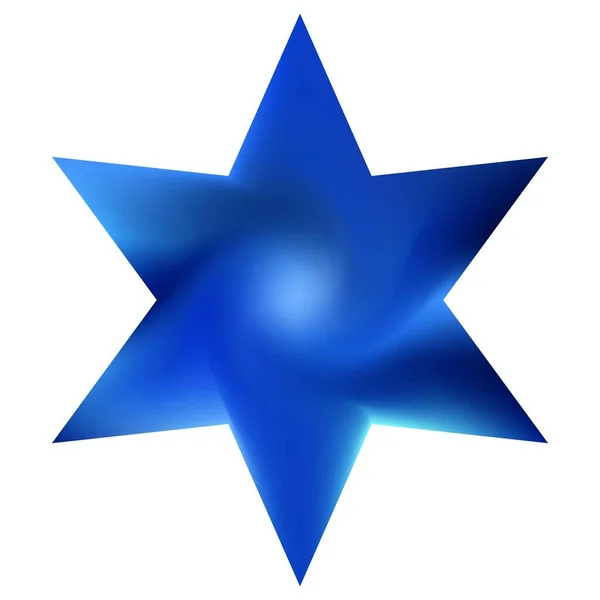 Fond lisse sous forme d'hexagramme . — Image vectorielle