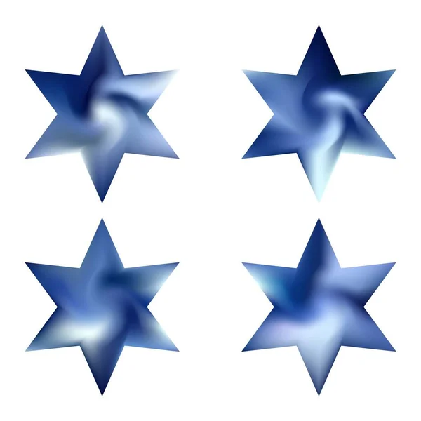 Збірка шестигранних гладких фонів . — стоковий вектор